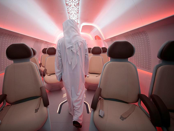نظام هايبرلوب وان يبدأ نقل الركاب في أبو ظبي عام 2020